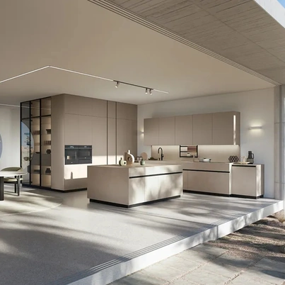 Cucina Moderna con isola I Naturali 02 di Ar-Tre