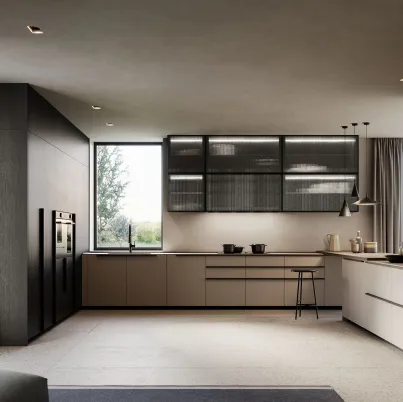 Cucina Moderna Tratto 10 n 03 angolare di Arredo3