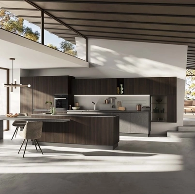 Cucina Moderna con isola Up Design 01 di Ar-Tre